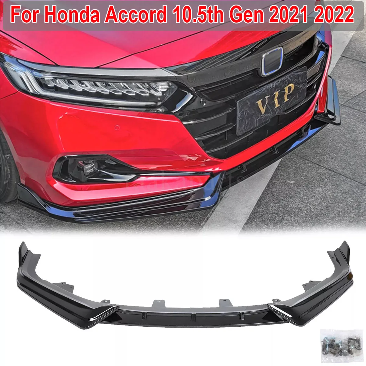 

Диффузор для переднего бампера и губ для Honda Accord 2021-2022