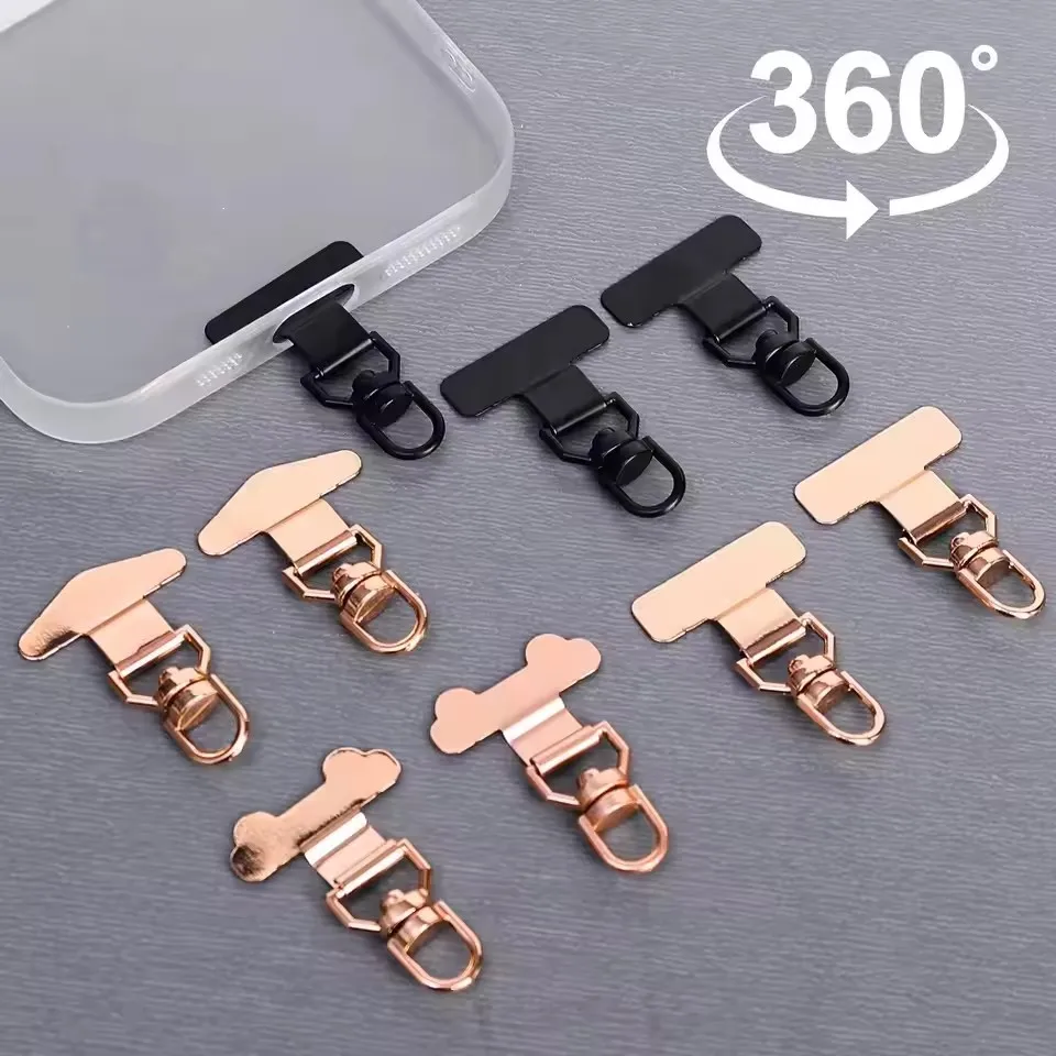 Enhanced Rotatable Stainless Steel Phone Lanyard with Mini Portable Design