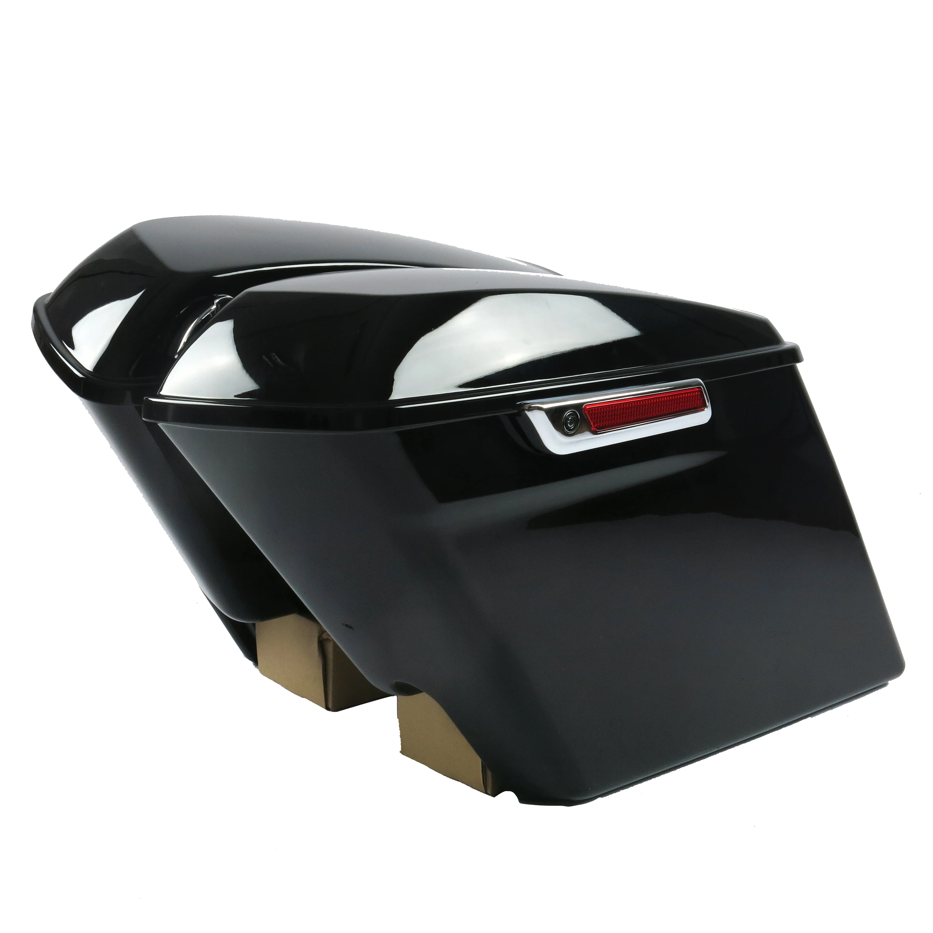 

5-дюймовые Запчасти для Мотоциклов Harley Touring Road Street Electra Glide 2014-2020, пластиковый ящик, удлиненные растягивающиеся седельные сумки
