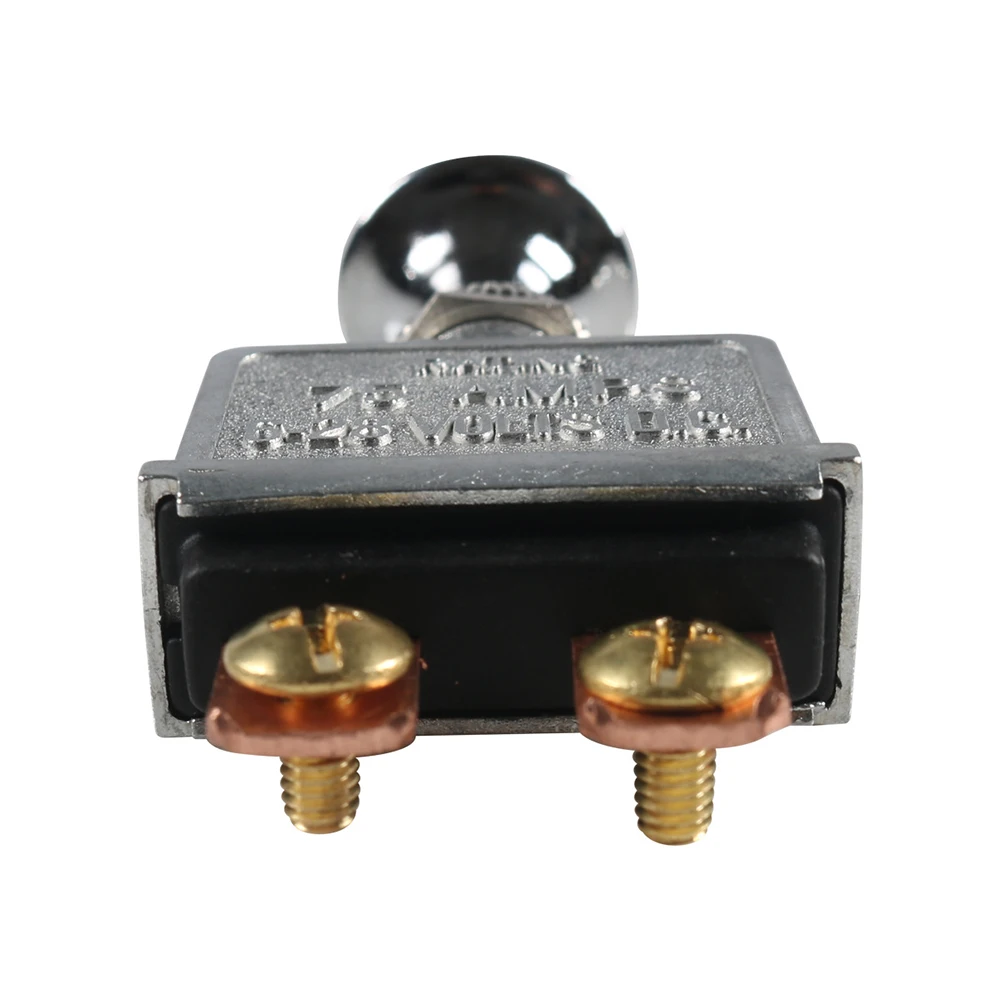 Heavy Duty Push-Pull Switch On/Off 75 AMP Heavy Duty Metal Push Pull On Off Switch for Trucks/ Hot Rods/ Boat/Race Car