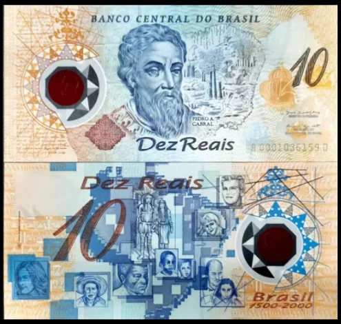 2000 Brazil 10 COMM Original Notes UNC ( (Fuera De uso Ahora