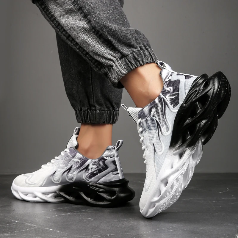 Description Picture 4 of itemRunning Shoes Men Lightweight Breathable Soft Casual Tennis Shoes Fashion Mesh Breathable Sneakers for Men