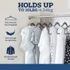 Heavy Duty Hangers Coats Pants Dress Non Slip Space Saving Felt Hanger Cloth Organizer Clothes Drying Rack Home Accessories 4