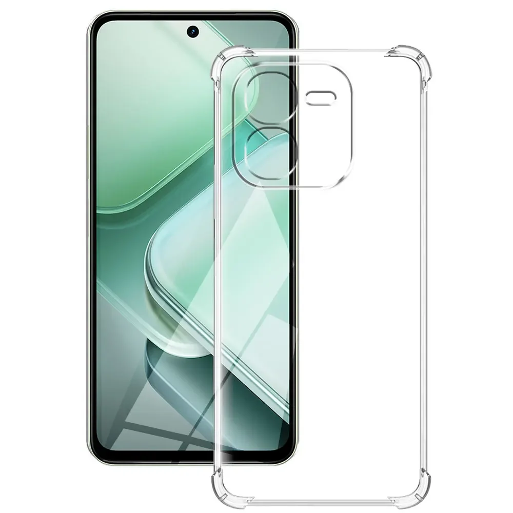 Luxury Silicone Phone Cover - Clear Shockproof Airbag TPU Protector Capa