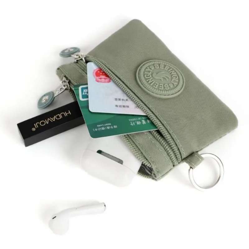 New Small Solid Canvas Coin Bags Kid's Money Coin Purse Students Bus ID Credit Card Holoder Keys Earphone Pocket Storage Bags coin purse,coin wallet,change bag