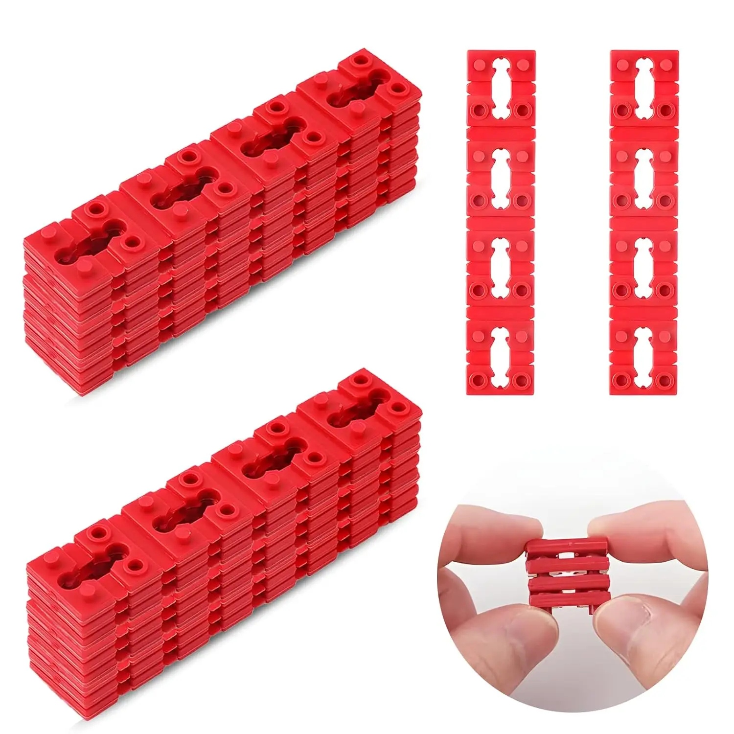 Enhanced Red Electrical Box Outlet Spacers for Secure Plug and Switch Installation