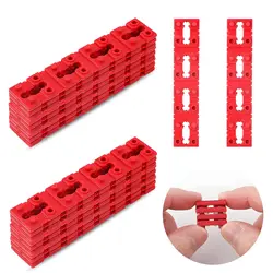 Enhanced Red Electrical Box Outlet Spacers for Secure Plug and Switch Installation (96 x Spacers)