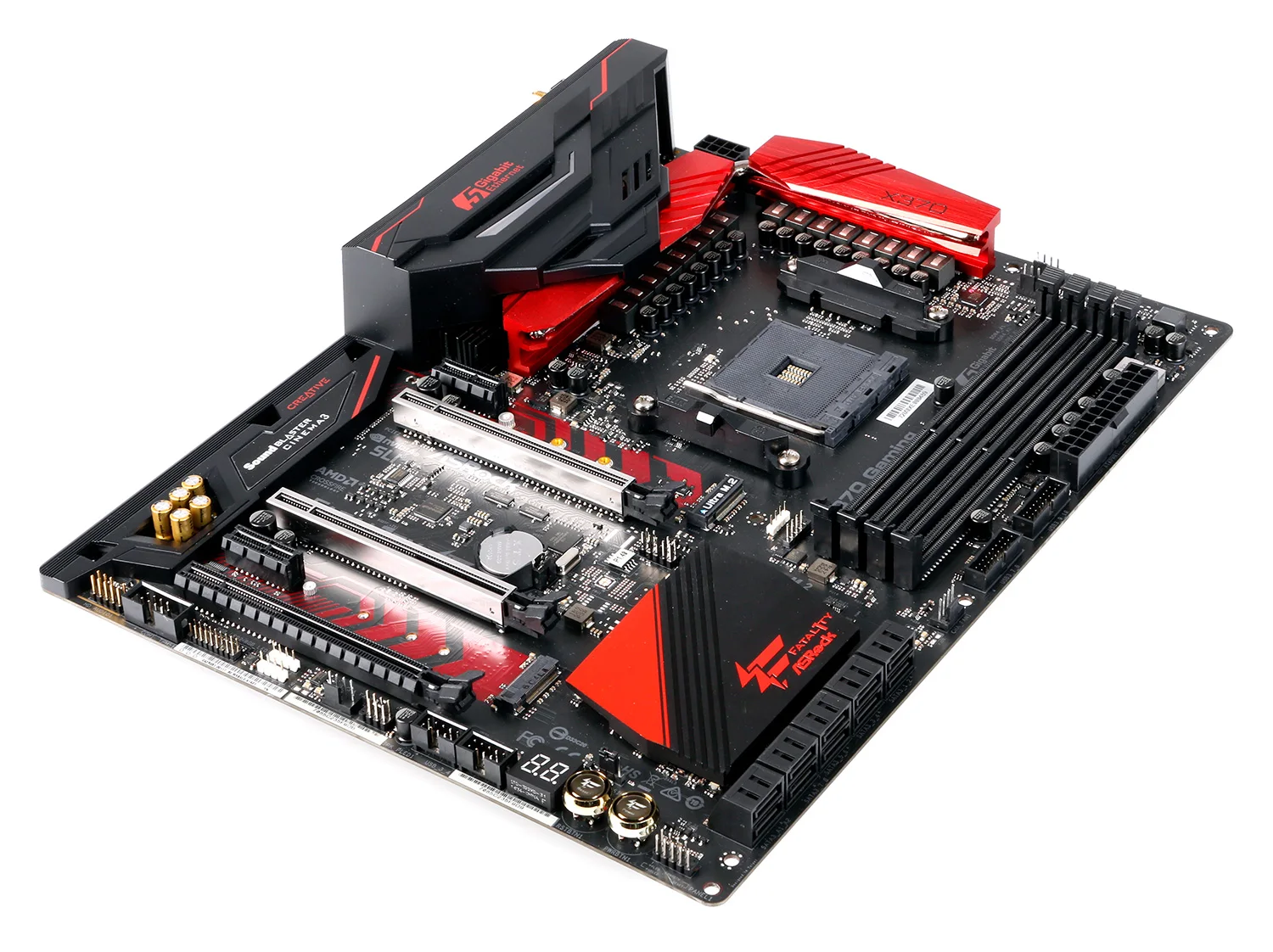 Carte mère AMD XsuspecASRock Fatal1ty, prise de jeu professionnelle, AM4, 4  × DDR4, 64 Go, PCI-E 3.0, M.2, USB 3.1, ATX - AliExpress