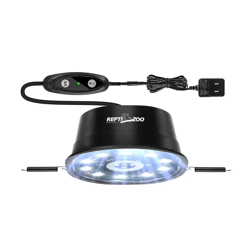 LED/UVB Pets Reptile Lampfor Amphibian Snake Lamp Heat Reptiles Bulb Dual Mode Reptiles Light Lizard Breeding Box Lighting