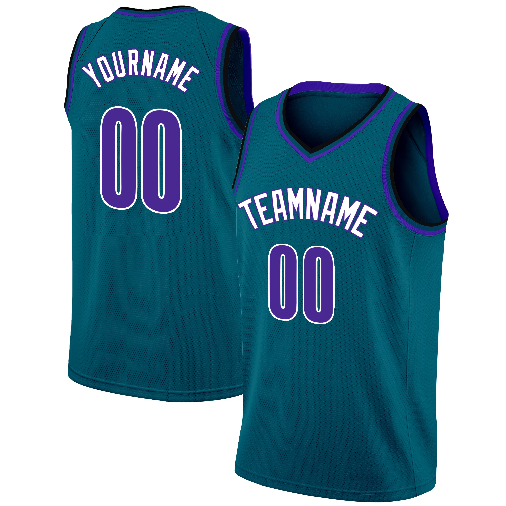 Custom Round Neck Basketball Jersey Full Sublimation Team Name