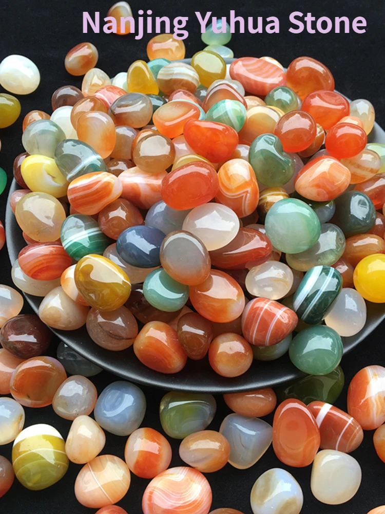 

Nanjing Yuhua Stone Raw Stone Natural Cobblestone Fish Tank Stones Flower Pot Colored Stone Colorful Small Stone Colorful Stone