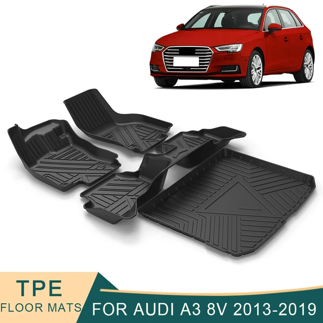 Alfombrillas Audi A3 typ 8V (2012-2020) en CUERO Zesfor - AM Shop