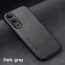 Skin Feeling Shockproof Magnetic Protective Phone Case for Vivo V50e (Dark Grey)