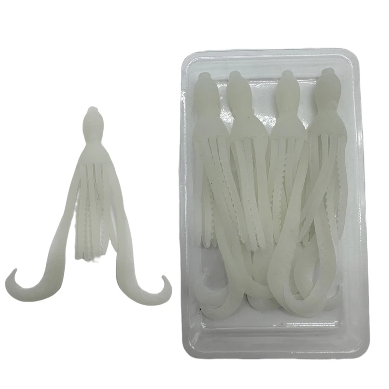 Lot De 5 Jupes Leurres Hoochies - Pêche Traîne Eau Salée - Neuf Et D'occasion