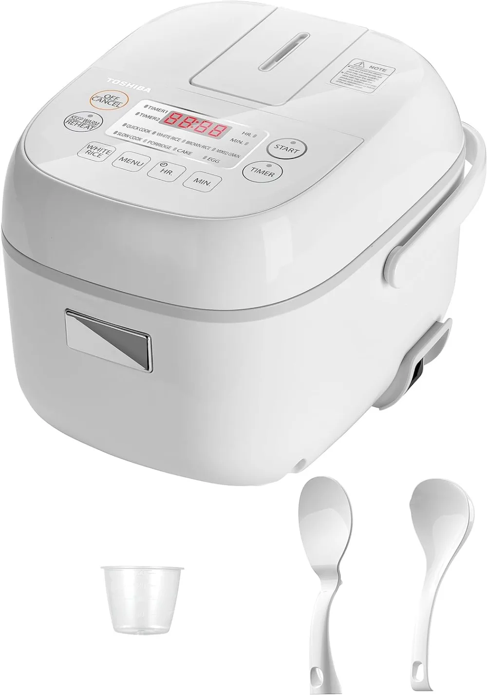 Bear Rice Cooker 3 Cups (Uncooked), Fast Electric Pressure Cooker, Portable  Multi Cooker with 10 Menu Settings for White/Brown Rice Oatmeal and More