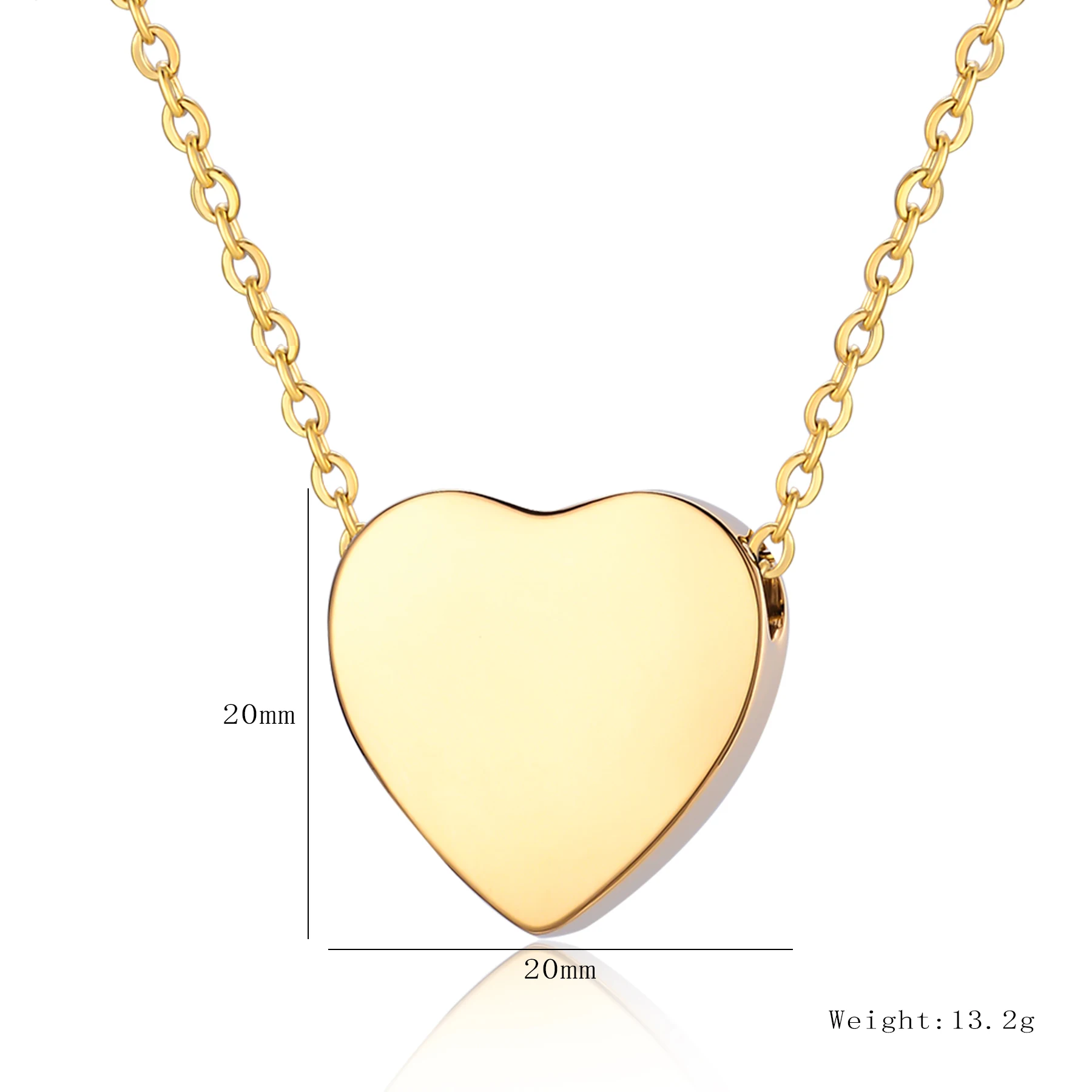 Herzförmige Gedenkurnen-Halskette für Menschen/Haustiere, Asche, Schatulle, Feuerbestattung, Anhänger, 3 Farben, Edelstahl-Schmuck, kann geöffnet werden – Detail 2