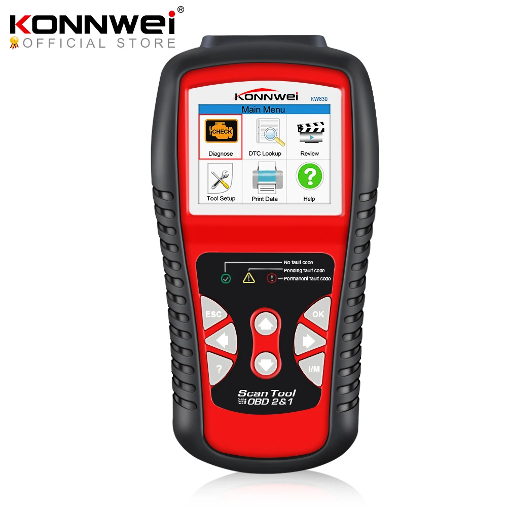 Konnwei Kw830 Obd 2 Eobd Scanner Tool Lettore Di Codici Automatico Strumento Diagnostico Odb2 Strumenti Per Scanner Per Auto Scanner Diagnostico Strum