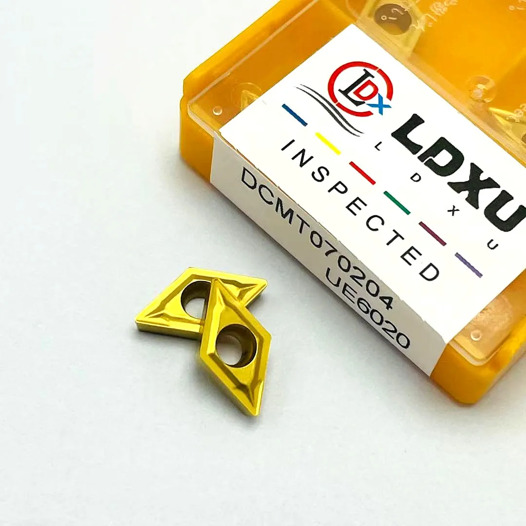 Carbide Inserts 10 pcs DCMT070204 UE6020 Cutting Tool Turning Insert