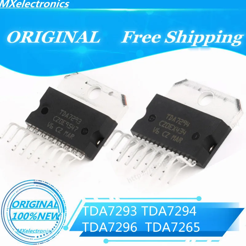 2 Pz/Lotto New100 % Tda7293 Tda7294 Tda7296 Tda7265 Zip-15Pin Originale