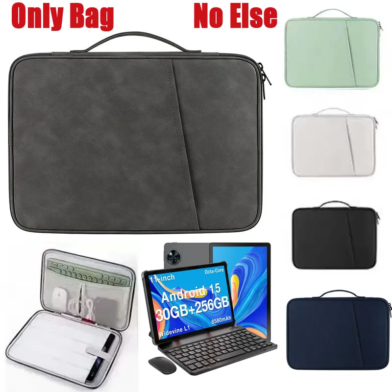Waterproof Tablet Sleeve with Handle and Pockets