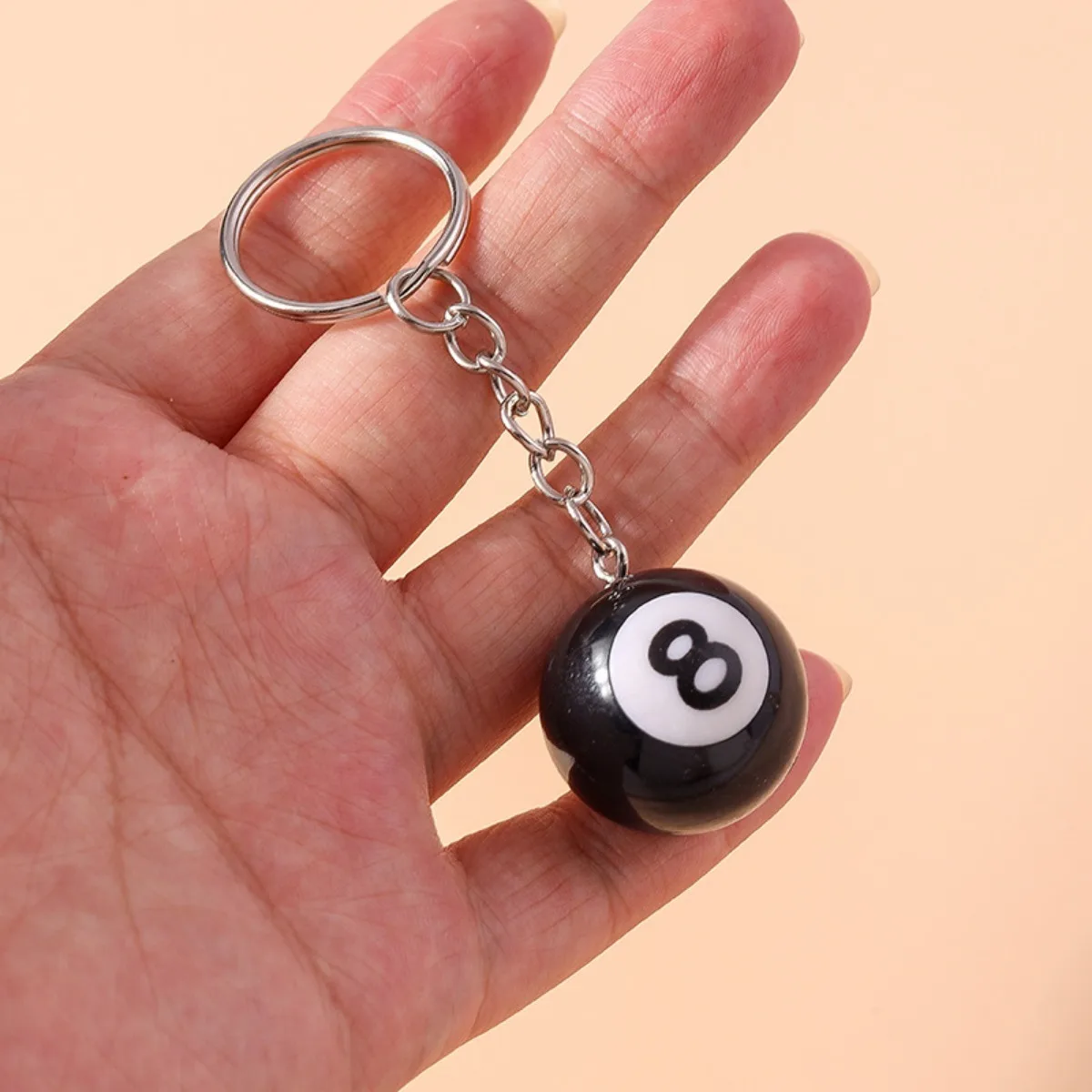 Billiard Ball Keychain - Multiple Angles