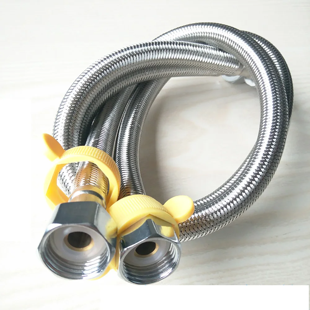 Stainless Steel Wire Braided Inlet Hose 304 for Water Heater Toilet