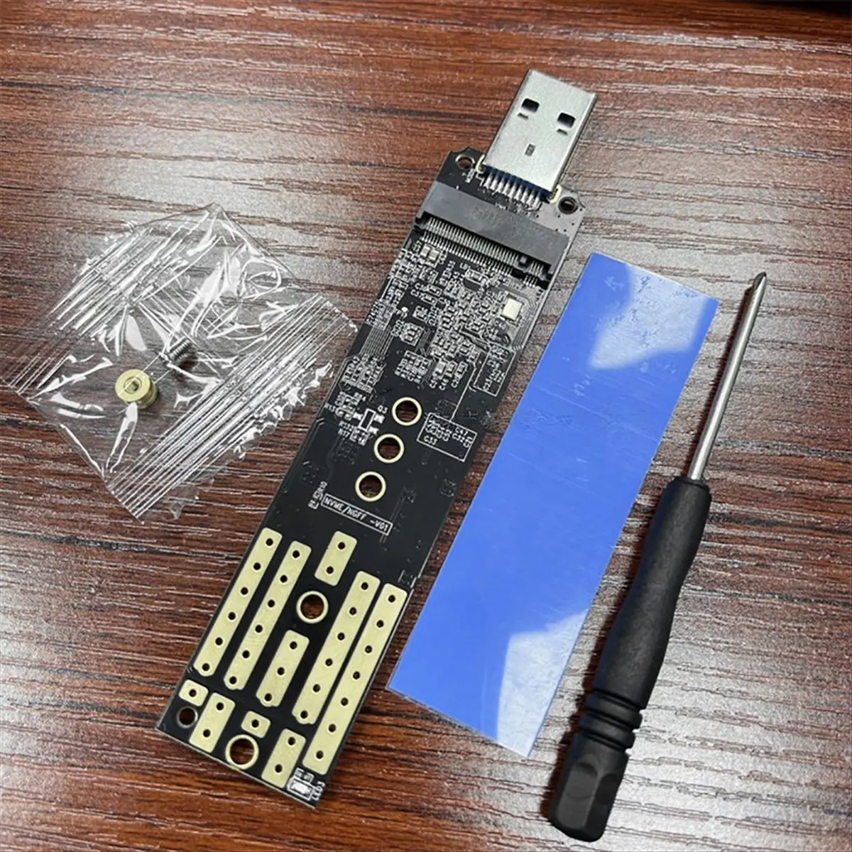 DT60 듀얼 프로토콜 SSD 인클로저 M.2(NVME NGFF용) USB3.1 변환기 M2 SSD 케이스 어댑터(2230/2242/2260/2280 SSD용)