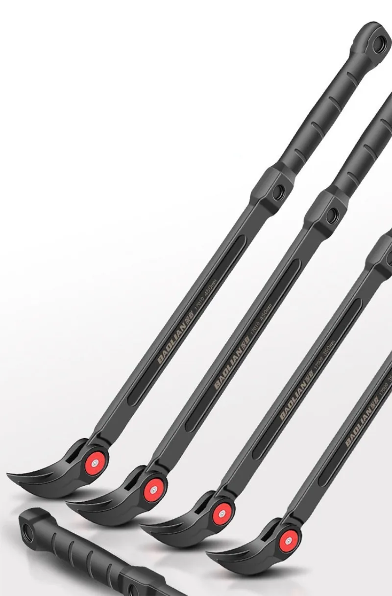 Description Picture 2 of itemAdjustable Angle Crowbars Heavy Duty Thicken Multifunctional Crowbar Chrome Vanadium Steel Nail Puller Household Workshop Tools