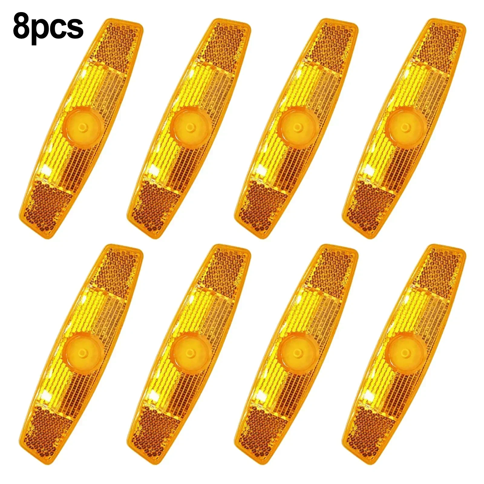 8 Piece Bicycle Spoke Reflectors Road Bike Warning Spoke Safety Reflector Cat Eye Bicycle Wheel Rim Reflective Light