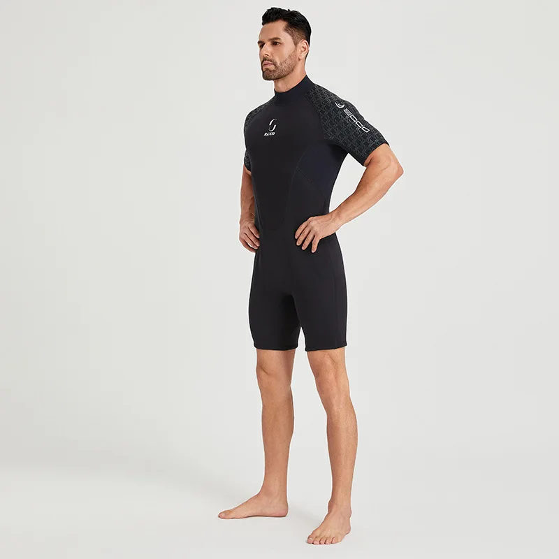 3mm Short Sleeved Men's Diving Suit Thickened Warm Diving Suit Women's Cold Surfing