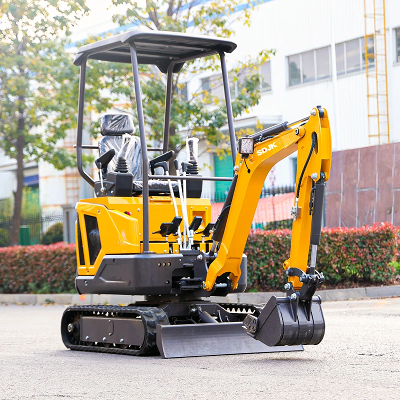 Escavatore Idraulico Sdjk 1 Tonnellata 1.5 Ton 1.6Ton 2 Ton 2.5T Mini Escavatore Kubota Di Scavo Della Trincea Da Vendere Personalizzazione Della Fabb