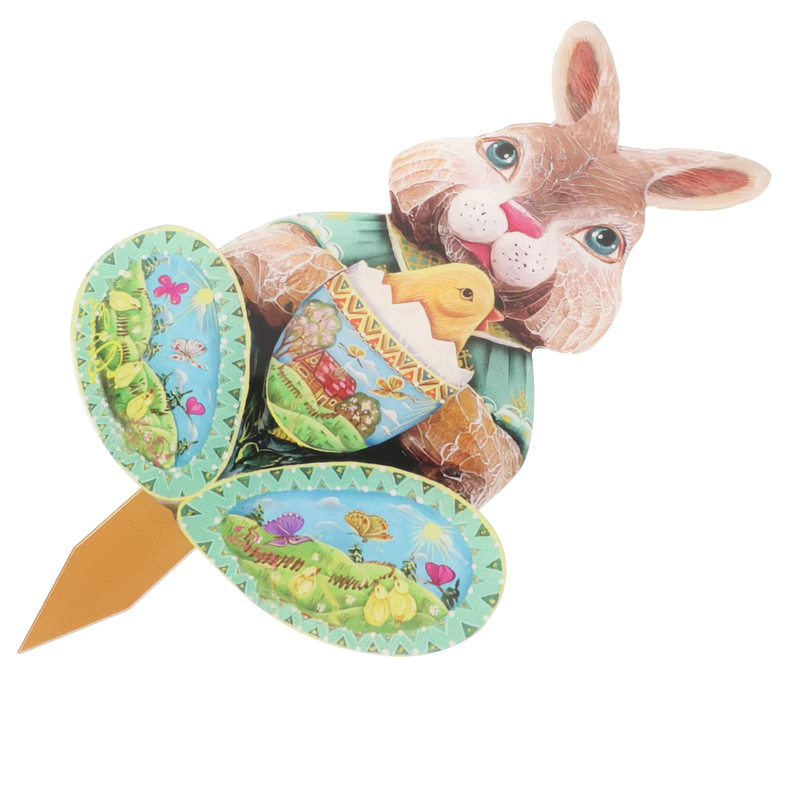 

Acrylic Rabbit Yard Decorative Rabbit Shaped Yard Stake Lawn Rabbit Stake