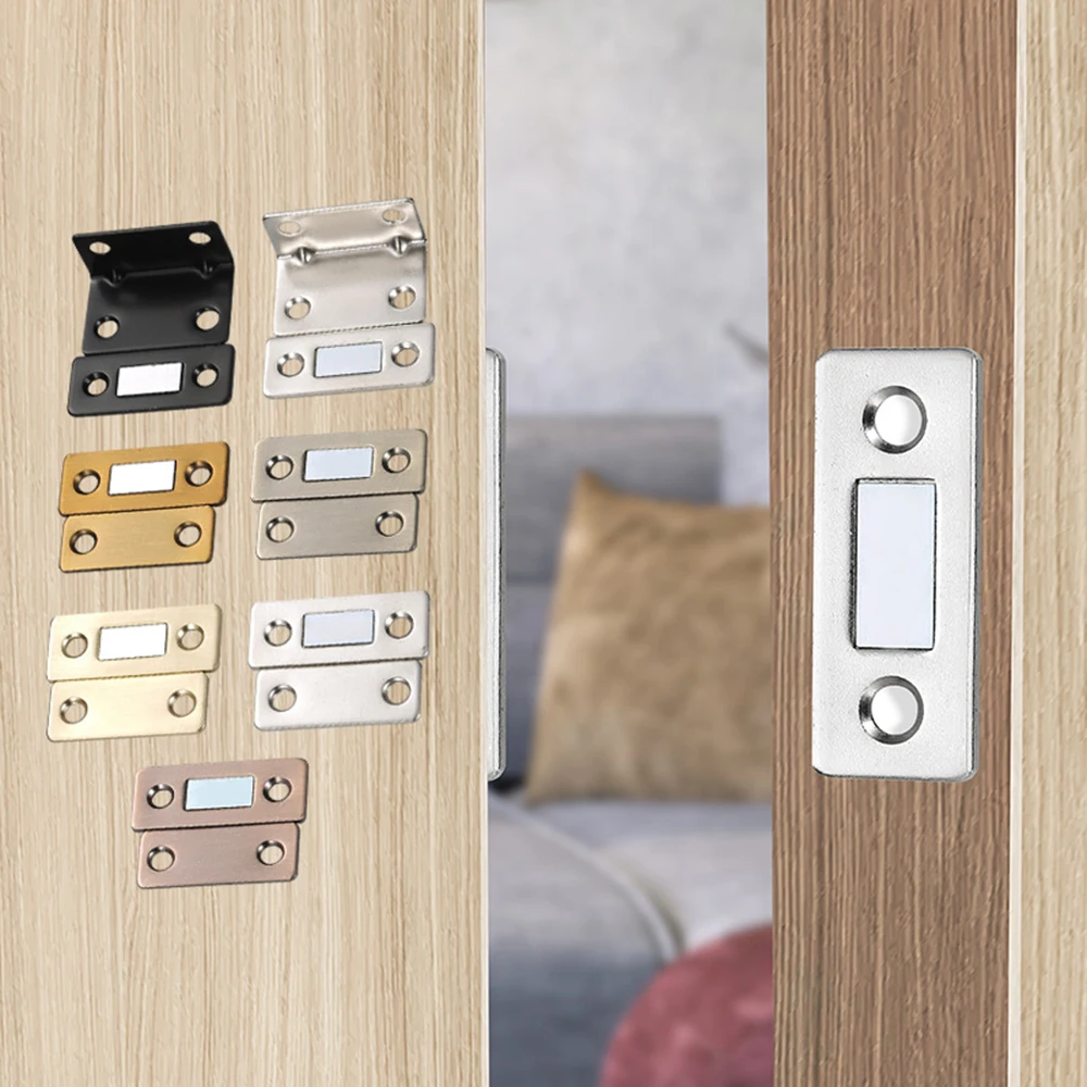 Cupboard Self Adhesive Magnetic Door Catch Drawer Magnet Catches Wardrobe Magnetic Latch for Kitchen Closet Sliding Door Closure magnetic cabinet catches door catches magnetic cabinet latches cabinet door latch