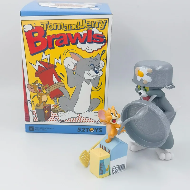 Tom E Jerry Cat And Mouse Battle Series Blind Box Cat And Mouse Surprise Box Model Collezione Regalo Tenuta In Mano