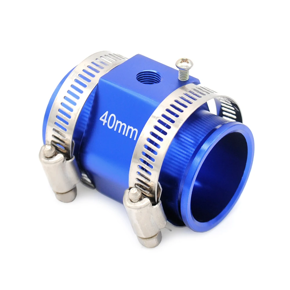 Temperature Sensor Water Temp Gauge Radiator Temperature Joint Pipe Sensor 40mm-26mm Hose Adapter