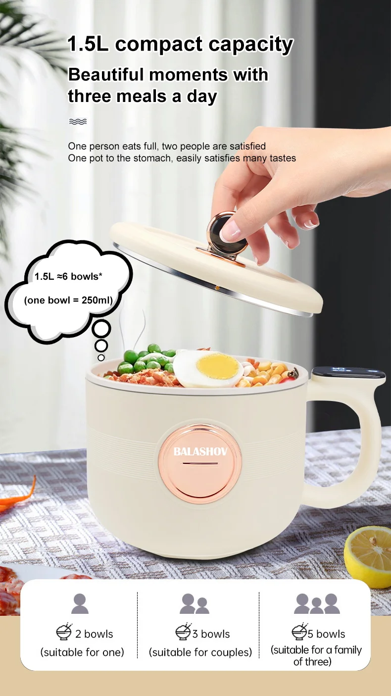 1.5L Mini Cooker Electric Rice Cooker Multifunction Cooking Machine Non-Stick Hot Pot Steamed Rice Pot For Home Kitchen 220V 5 küchexyz.de Sa392ecf6e069460f85c66decb478e8cdI küchexyz.de Best Price | Fast Delivery |Quality Product 1.5L Mini Cooker Electric Rice Cooker Multifunction Cooking Machine Non-Stick Hot Pot Steamed Rice Pot For Home Kitchen 220V