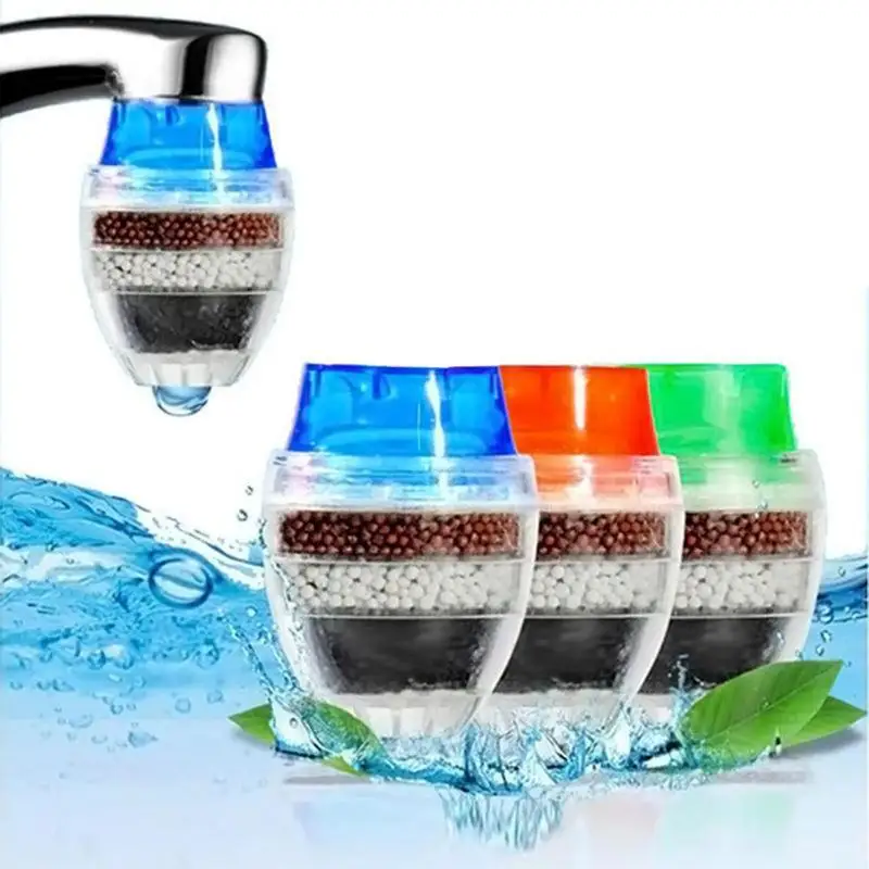

1PCS Activated Carbon Water Purifier Kitchen Tap Filter Bathroom Faucet Filter Purification Tool for Home Use