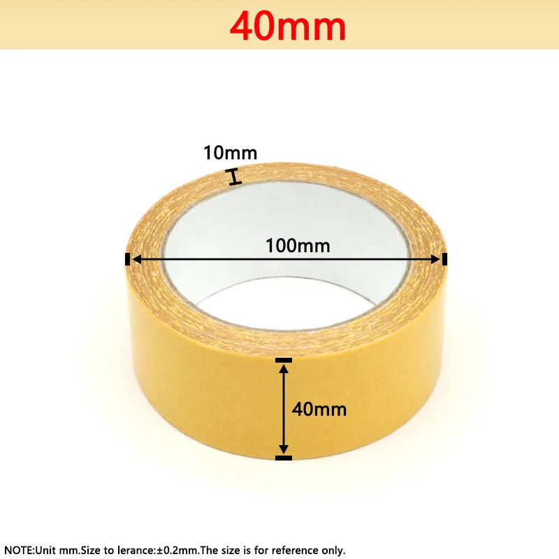 High Viscosity Double-Sided Adhesive Tape with Cloth Base - Waterproof and Traceless