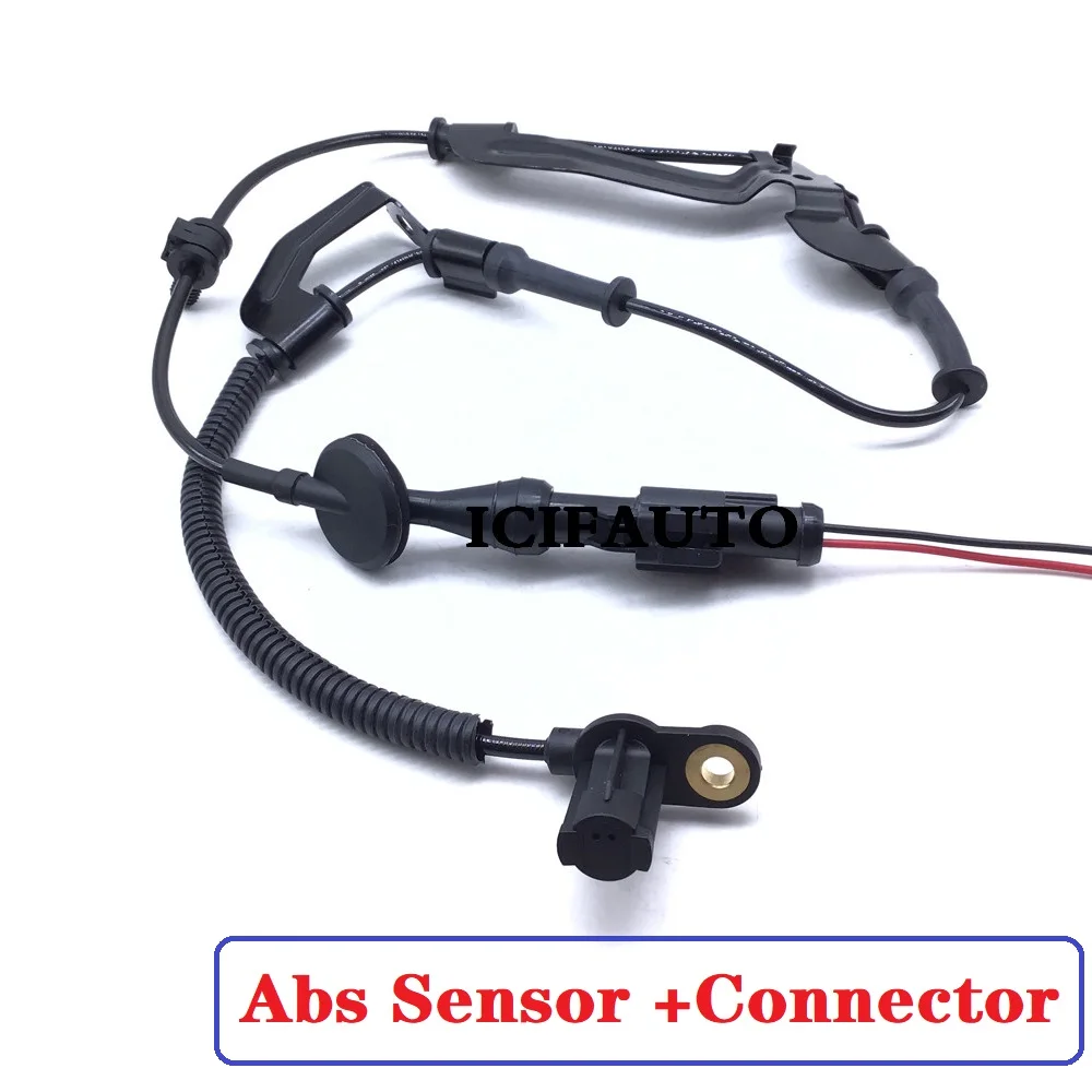 Yl8z2c205ab Front Left Abs Wheel Speed Sensor & Connector For Ford