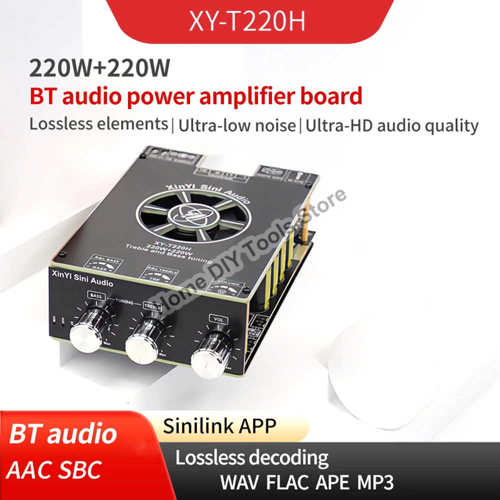 

XY-T220H DC 12-36V/8A 220Wx2 аудиофил Bluetooth TPA3251 плата аудио усилителя модуля Высокая Бас Регулировка двухканальная стерео