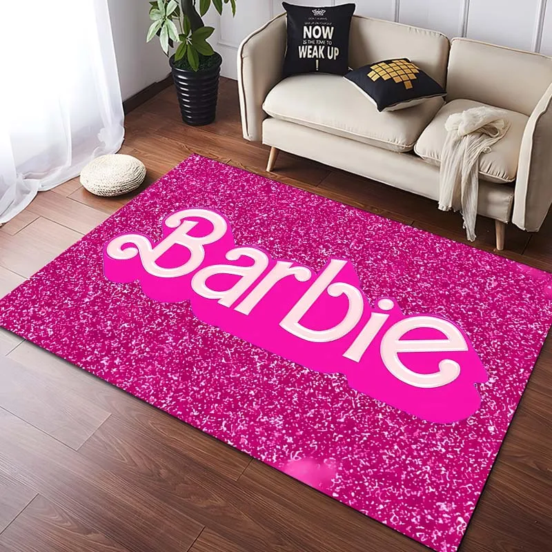 15 Sizes Barbie Printed Carpet Fashion Mat Non-slip Carpet Rug Outdoor Door Mat Play Baby Birthday Gift Ковер