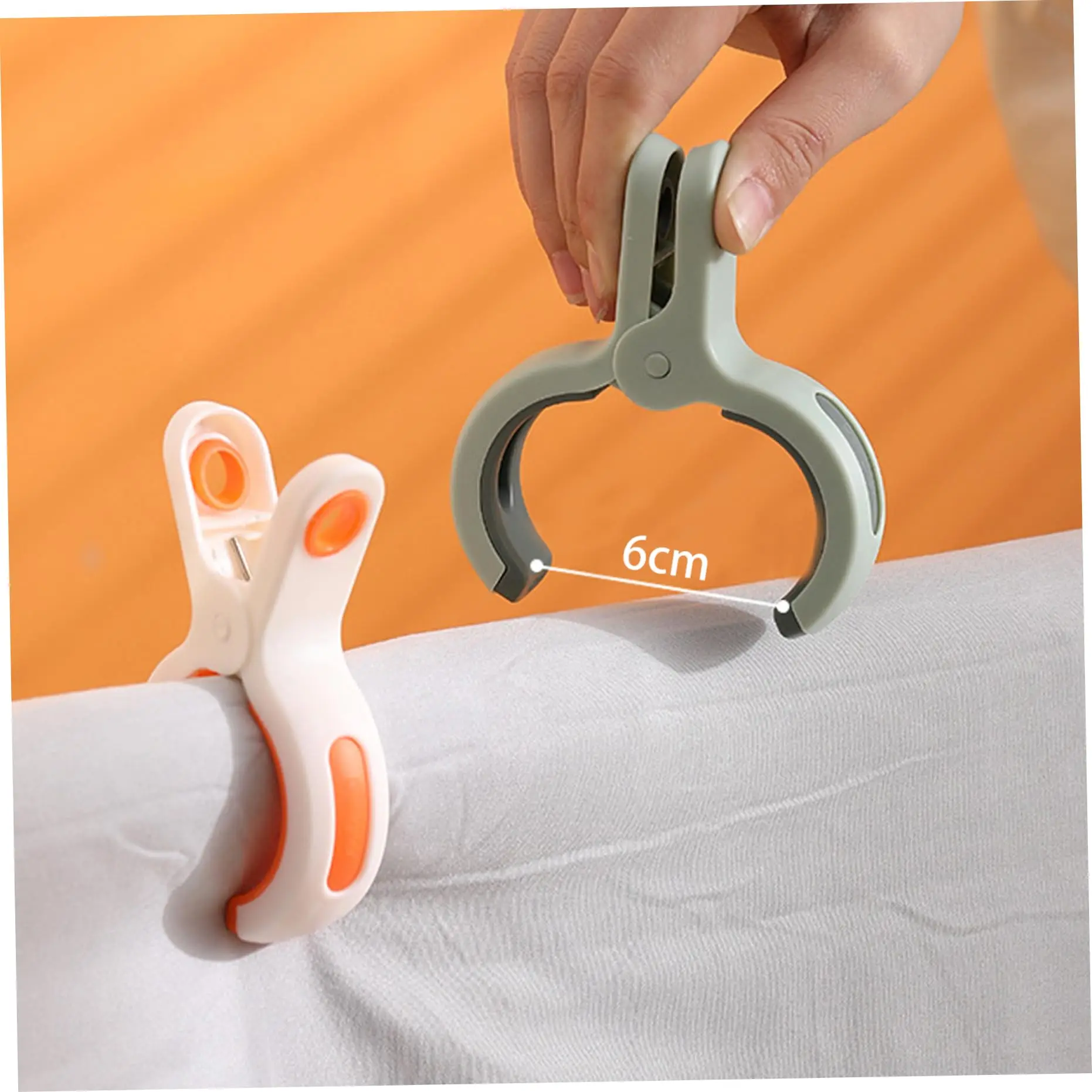 10PCS Large Beach Towel Clips Plastic Strong Windproof Clothes Pegs Quilt Hanging Clip Reusable Non-slip Fixed Drying Clothespin 5