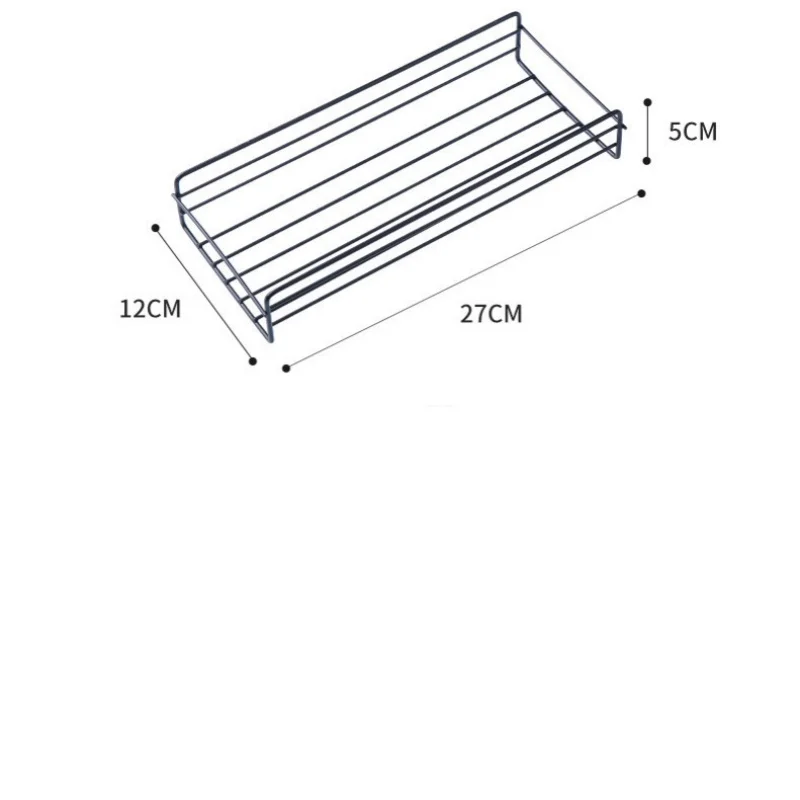 2Bathroom Shelf Shower Shelf Shampoo Storage Kitchen Spice Corner No Punch Wall-Mounted Bathroom Accessories