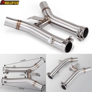 For Suzuki GSX1300R GSX-1300R Hayabusa 2008-2017 Motorcycle Exhaust Middle Link Pipe Connect Original Exhaust or ID:51mm Muffler