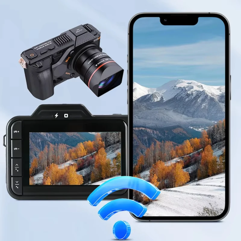 NVC200 HD 5K Digital Night Vision 50X Digital Zoom Camera Full Color Night Vision Camera suitable for camping