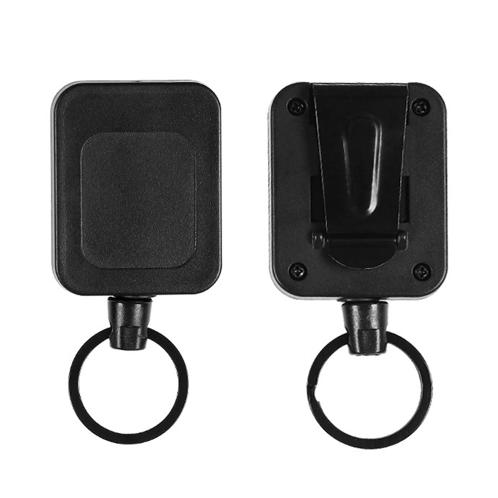 

Retractable Keychain Retractable Key Card Holder Anti-Lost & Anti-Theft Carabiner Key Chain With Steel Wire Rope Key Ring