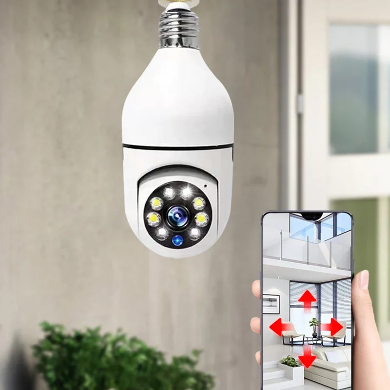 Bulb E27 Smart Surveillance 1080P HD Camera Night Vision Indoor Security Monitor 2.4G Wireless Wifi Mini Smart IP Camera 2