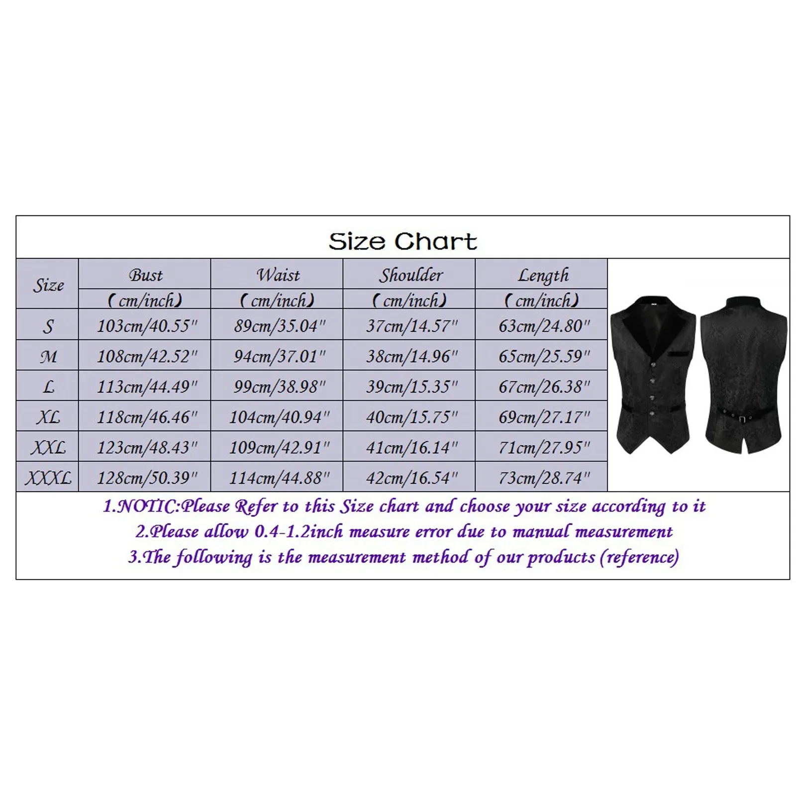 Men's Steampunk Gothic Sleeveless Waistcoat Vintage Medieval Black Floral Jacquard Single Breasted Mens Suit Vests Party Cosplay 6