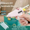 2024 New 20W Hot Melt Glue Gun Plug-In Anti-Scalding Children's Hot Silicone Gun 7Mm Glue Stick Adhesive Gluegun Small Glue Gun 3