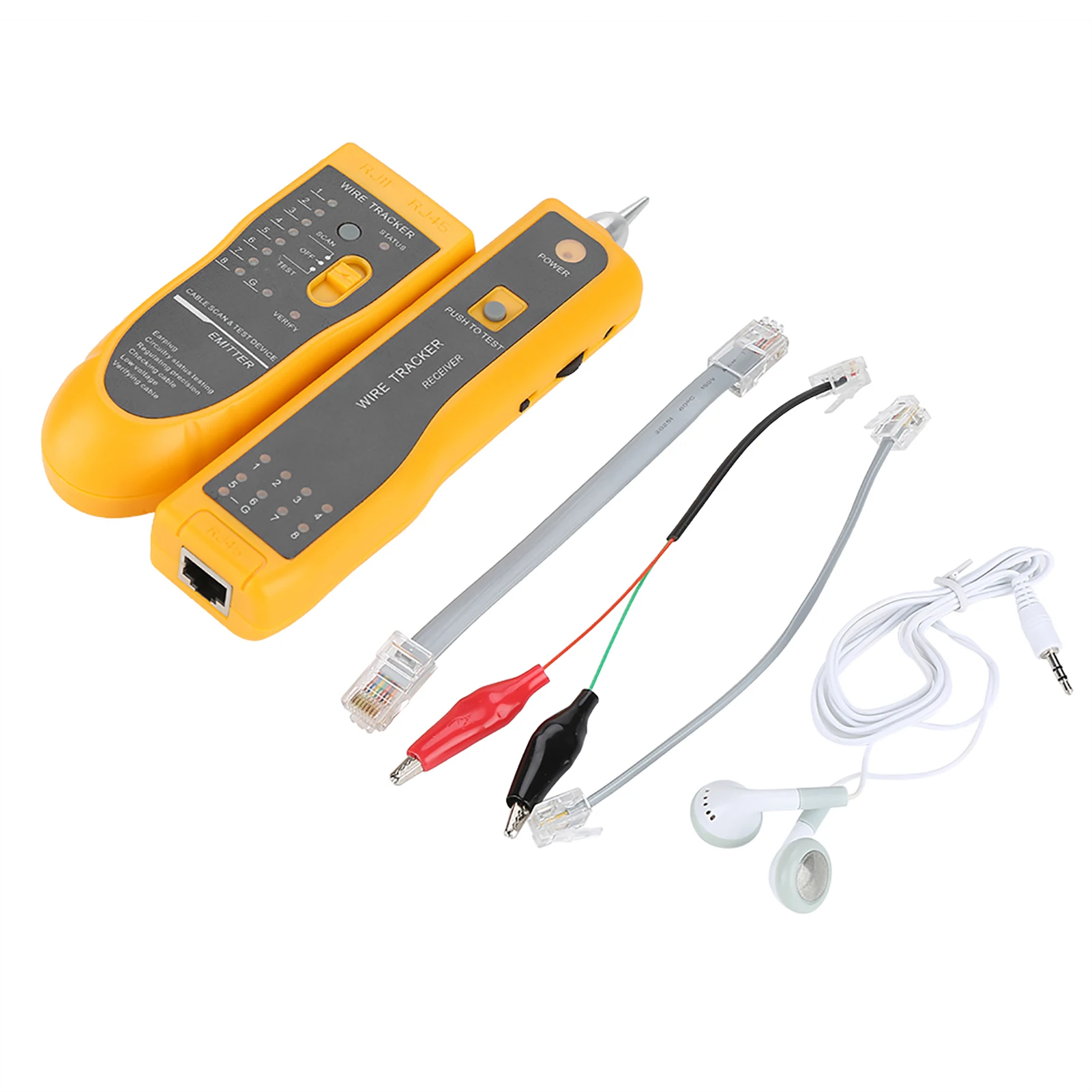 Cable Detector Cable Tester Handheld Rapid LAN Tester Line Finder Wire Diagnose Tool